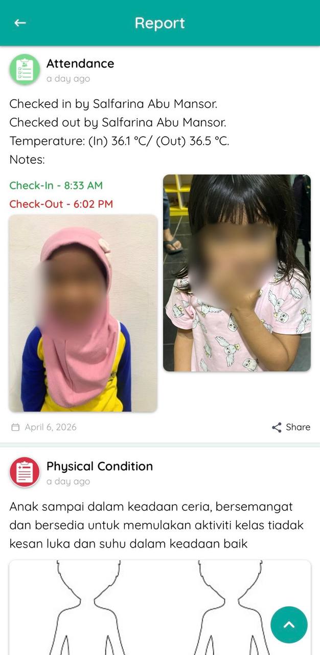 Attendance check-in and physical condition report